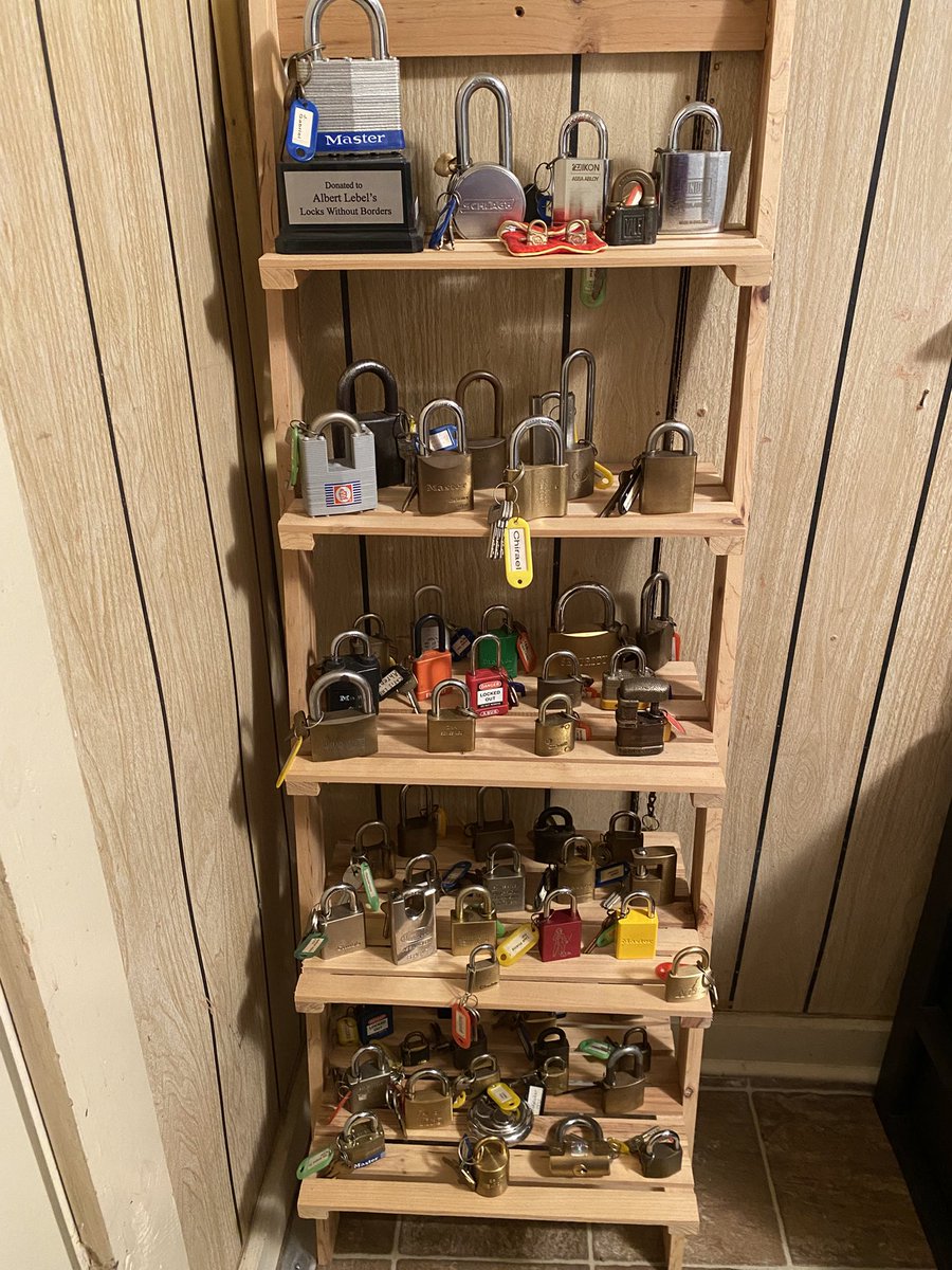 I want to thank Lock Picking Gal for sending in this amazing Paclock for the world famous Locks Without Borders padlock collection.