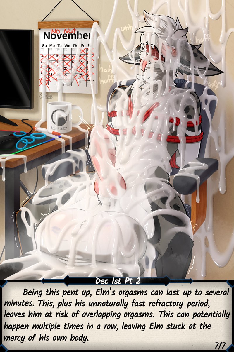 Time to check back in on El- OH NO. Shoulda left him in the tub... Looks like he's still going too!