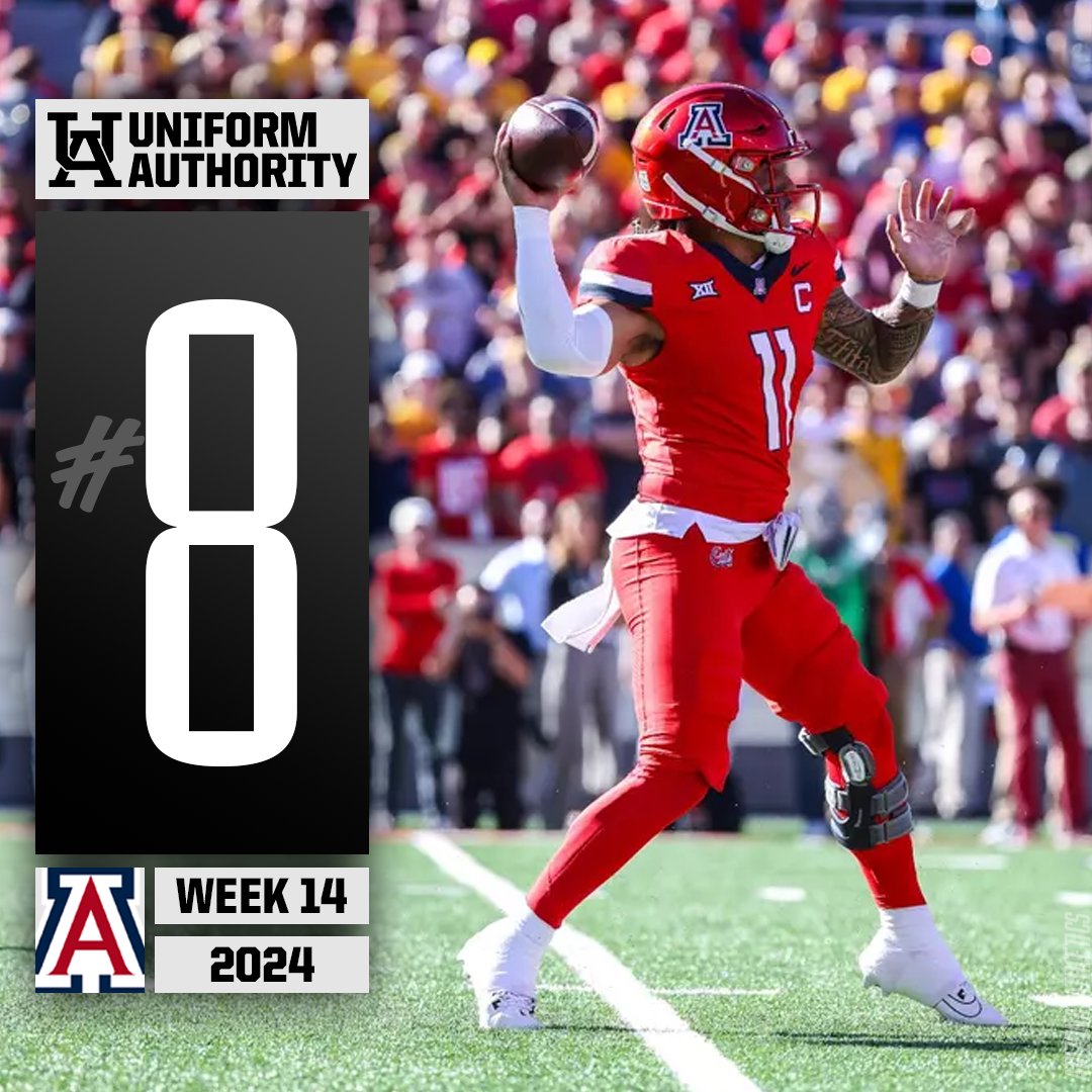 Uniform Authority (@uniauthority) on Twitter photo #UniAuthority Week 14 Uniform of the Week:
8. <a href="/ArizonaFBall/">Arizona Football</a>
#UAWeek14 | <a href="/ArizonaFBEQ/">Arizona Equipment</a> #UniAuthority Week 14 Uniform of the Week:
8. <a href="/ArizonaFBall/">Arizona Football</a>
#UAWeek14 | <a href="/ArizonaFBEQ/">Arizona Equipment</a>
