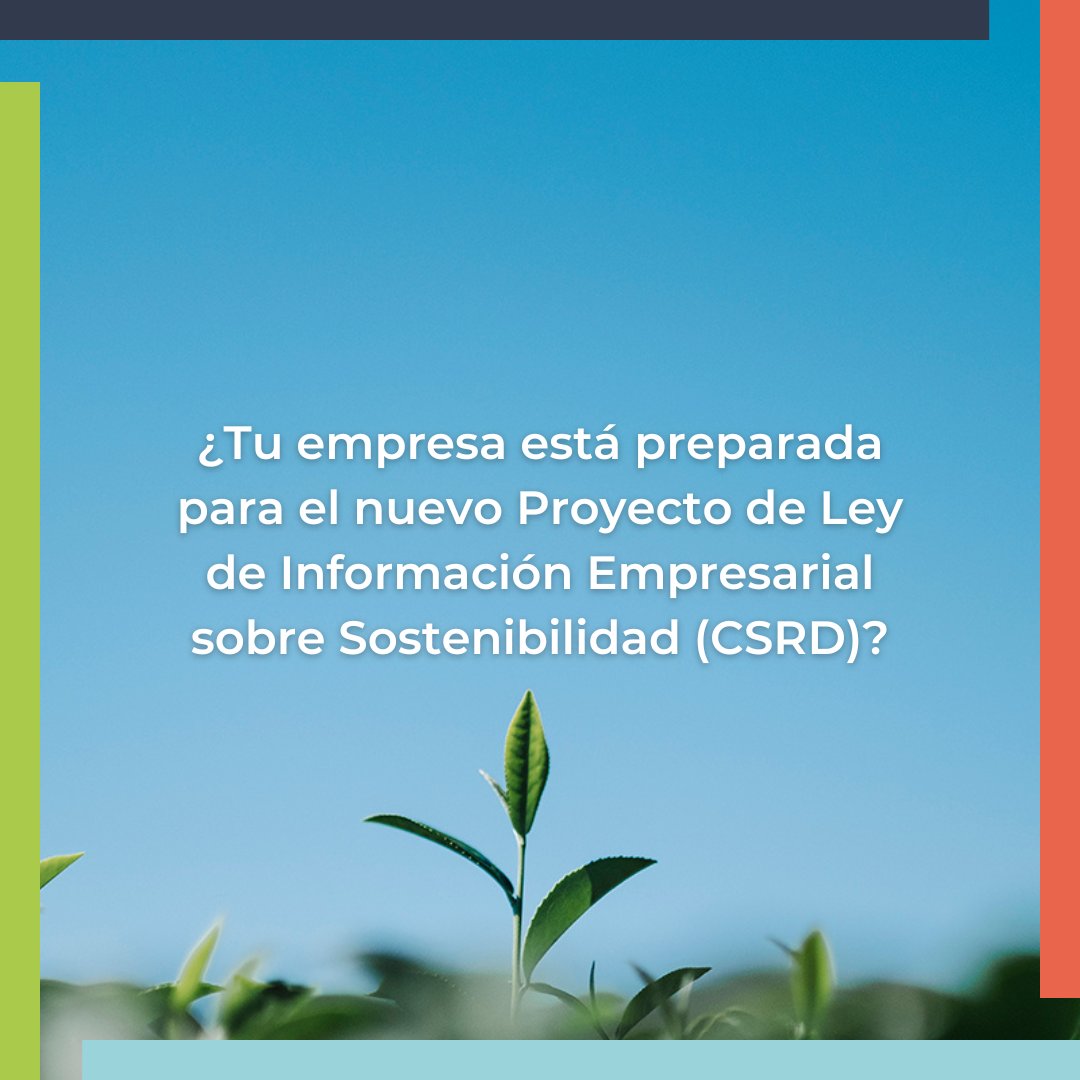 🟢 ¡Prepárate para el cambio! 🌍

La CSRD llega el 31/12/2024, exigiendo a +50.000 empresas en España reportar su impacto ESG.

📩 Si quieres saber como te podemos ayudar visita nuestra página web: ecoterrae.com