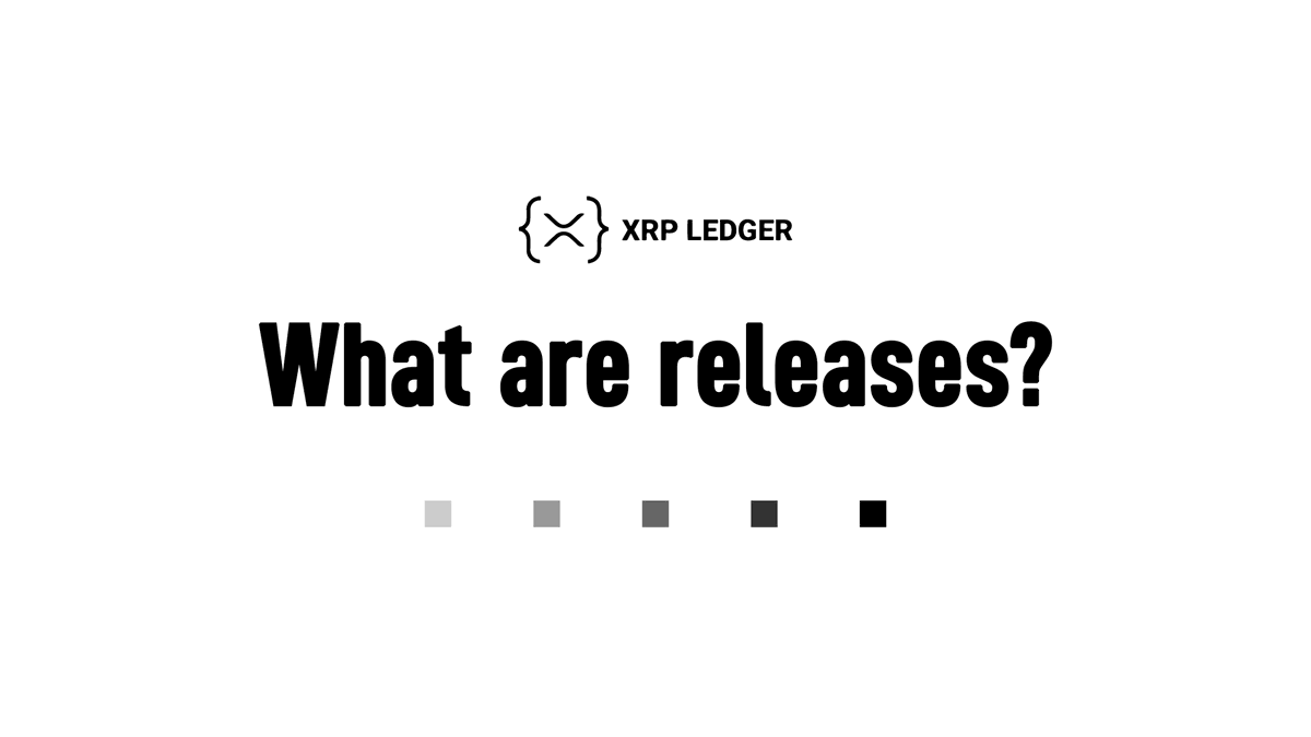 xrplvision's tweet photo. What are releases?

Software releases are official updates to the XRPL that include new features, bug fixes, and improvements

Each release is versioned and documented, helping users stay informed about changes and enhancements

Learn more https://t.co/utlMCOW7gY https://t.co/qwpmU2JJh3