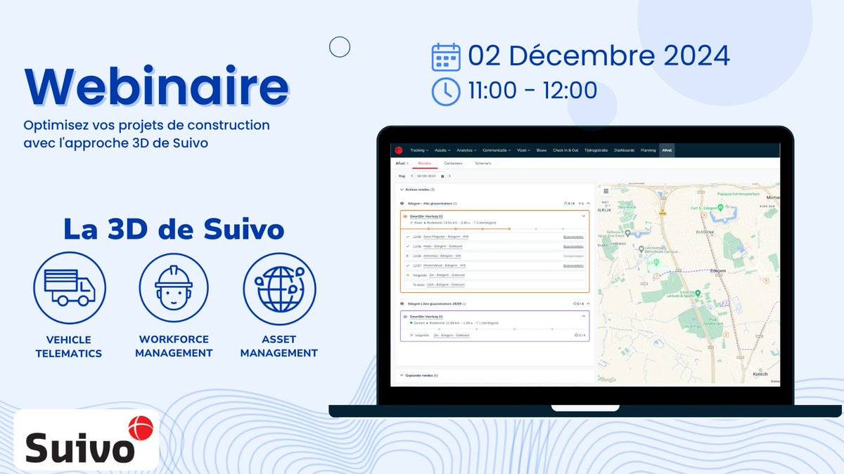 Suivo_NV's tweet image. 🚧 Participez aujourd'hui à un webinaire incontournable sur l'excellence dans la construction ! 🏗️

Rendez-vous aujourd'hui à 11h00 pour un webinaire enrichissant organisé en collaboration avec Embuild Wallonie.

👉 loom.ly/tRziMTY

#Webinaire #embuild #construction