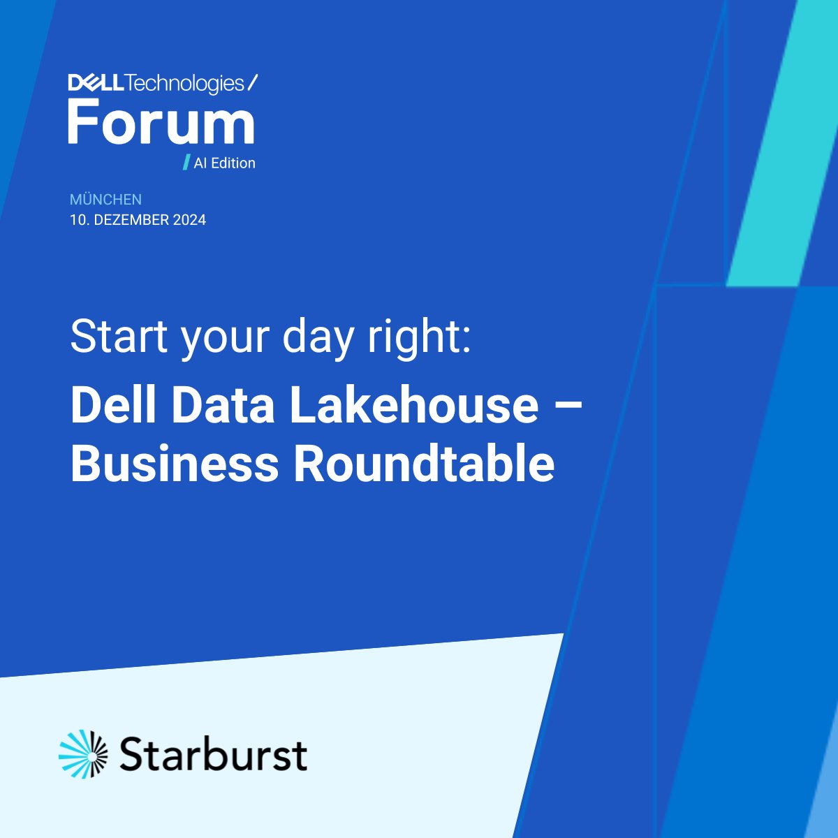 Jetzt anmelden! Besuchen Sie den Dell Data #Lakehouse Business Roundtable. Wenn Sie die Kraft der KI entfesseln, sind die Möglichkeiten für Innovationen endlos! Wir hoffen, Sie am 10.12. in München beim #DellTechForum zu sehen! Jetzt anmelden: dell.to/40jMGfV #iwork4dell