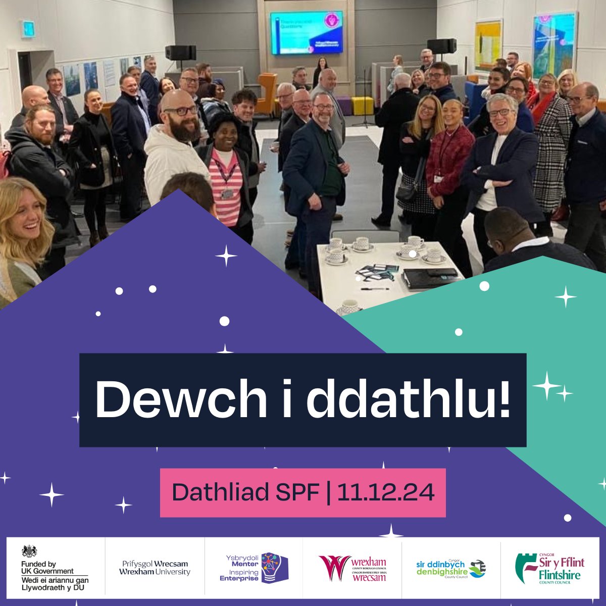 Wythnos nesaf! 🎉🌟 Ymunwch â ni wrth i ni ddod at ein gilydd i fyfyrio ar ein llwyddiannau, rhannu straeon ysbrydoledig, ac edrych ymlaen at ddyfodol cyffrous. Cofrestrwch: loom.ly/NBVFssg
