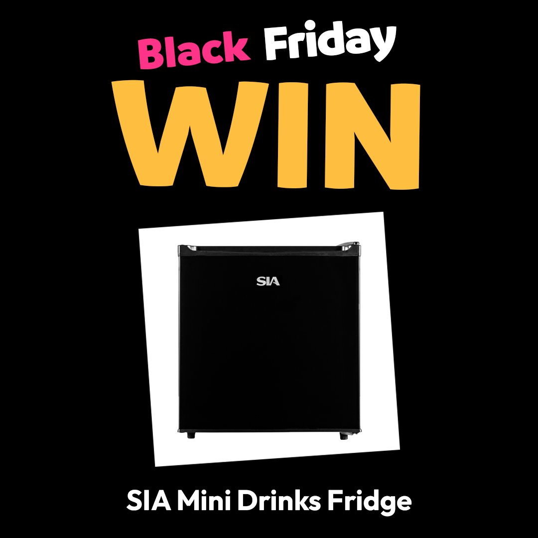 We've got cool deals, and an EVEN COOLER giveaway. #ShipItBlackFriday 🖤

WIN a SIA mini fridge ❄️

To enter, tell us: What’s the FIRST thing you’d pop in your sleek new mini fridge?

Competition closes TONIGHT at 23:59. Winner chosen at random across Facebook and X. T&amp;Cs apply.