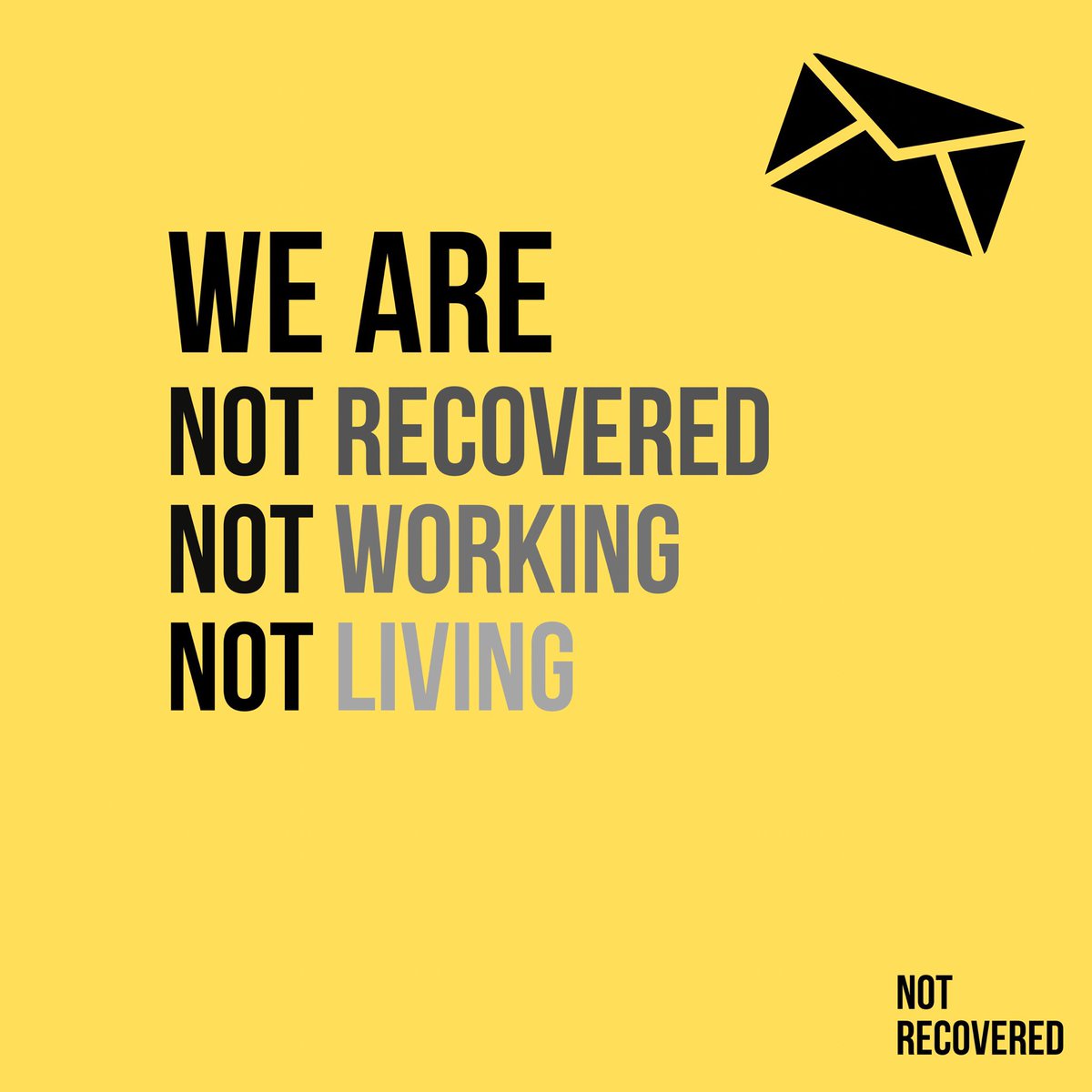 Not_Recovered's tweet photo. It’s Monday, which means it’s time for #MailForME!

Send messages to policymakers and medical professionals to advance research, care, and recognition for #LongCovid and #MECFS.

Get active and be part of the change! https://t.co/ZLPjkSFHPS