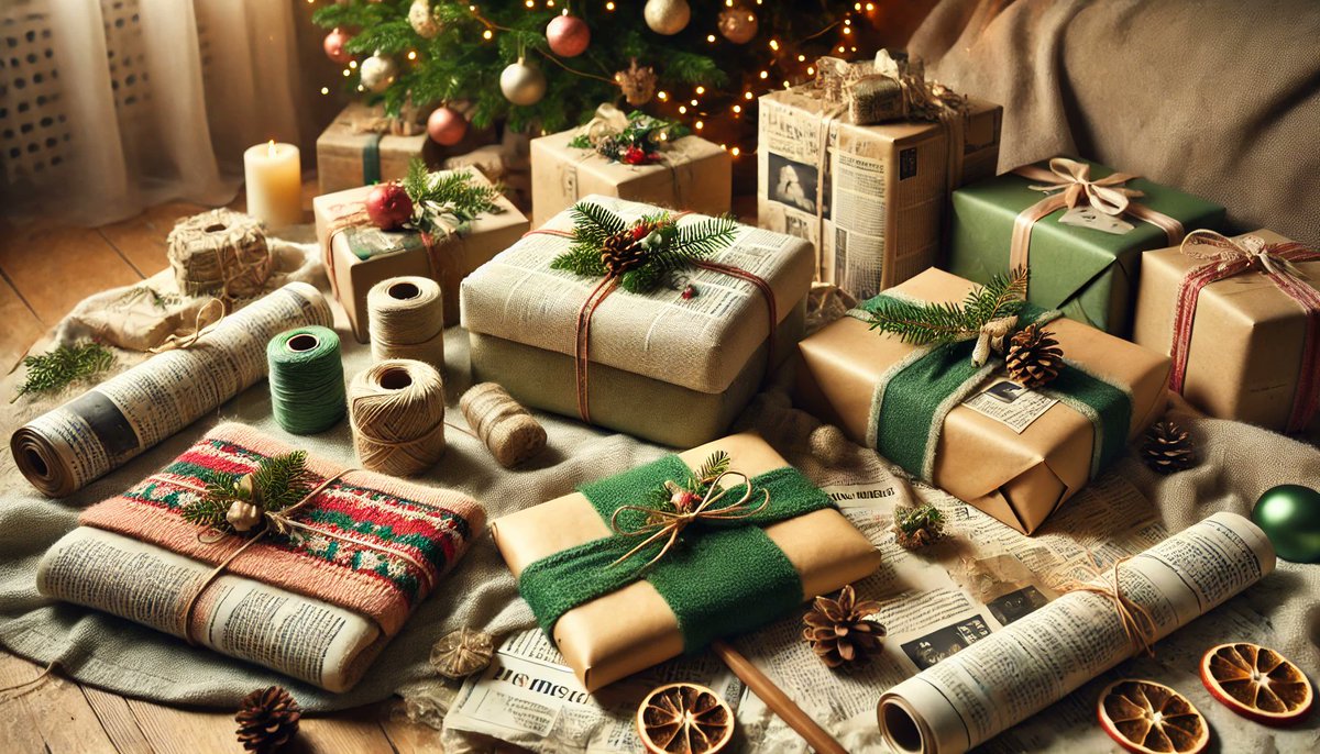 Day 2: Wrapping Responsibly
🎁🎄12 Days of Sustainable Christmas

Forget single-use wrapping paper! On day two, let's wrap gifts in fabric, newspaper, or reuse last year's paper. Get creative and keep it green! #EcoFriendlyWrapping #ReuseToReduce
<a href="/daera_ni/">DAERA</a> <a href="/WRAP_NGO/">WRAP</a>
