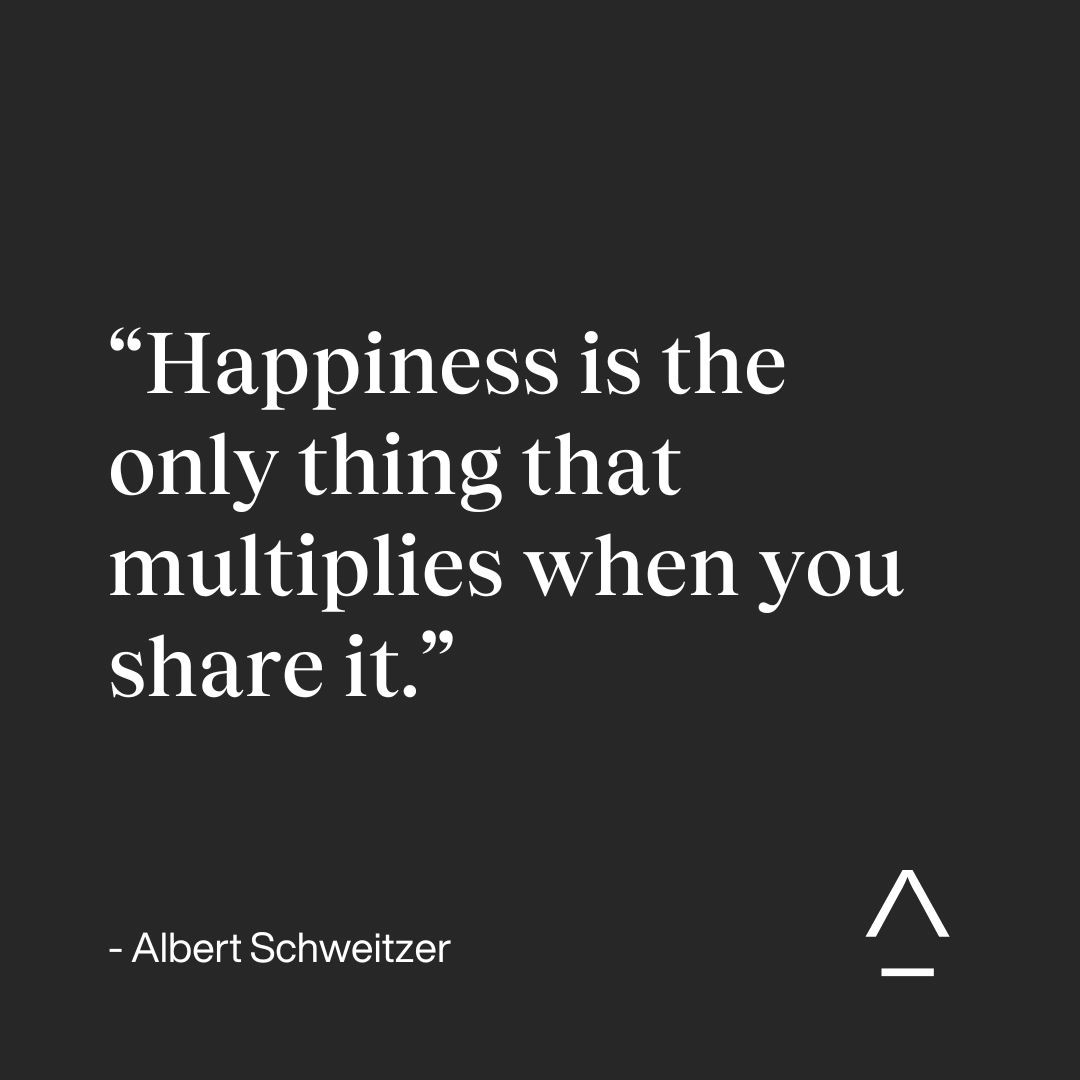 Belief in the transformative power of kindness, altruism, and sharing!!