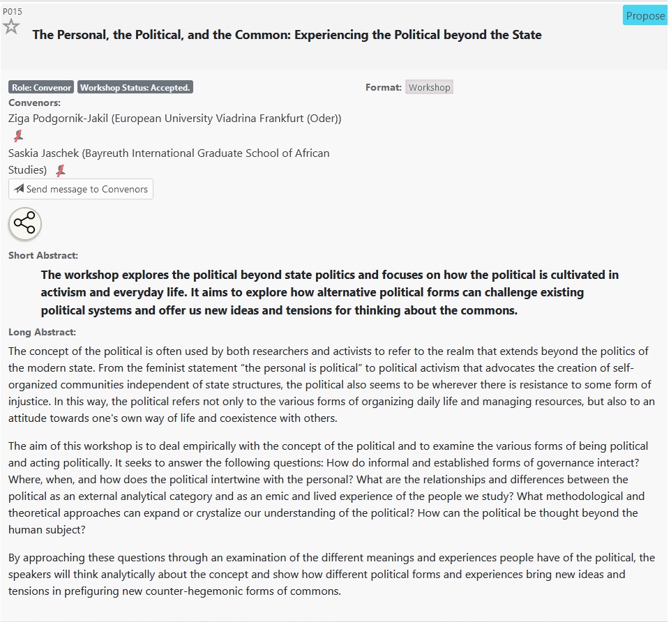 ZJakil's tweet photo. @SasserTausend and I invite you to submit your proposal for our panel at the DGSKA conference in Cologne next year (Sep 29 to Oct 2, 2025). We will talk about how people cultivate different forms and meanings of the political. You can apply here:  
 https://t.co/3bXRyYkAcN https://t.co/4bt1P0ecUB