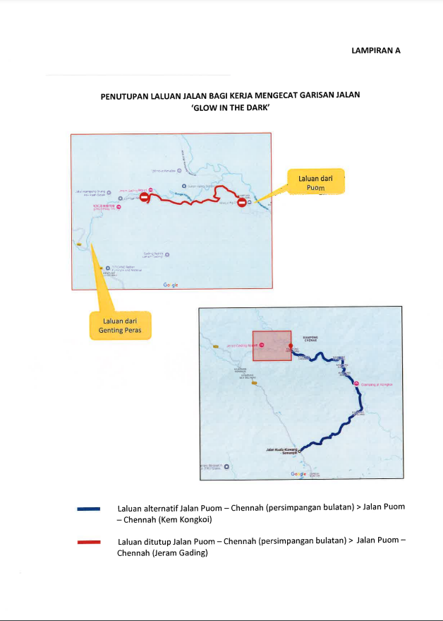 JelebuJkr's tweet photo. 02 Dis 24: Notis penutupan Jalan Negeri(N25)Jalan Puom-Chennah pada 3 &amp; 4 Dis 24 (8am-5pm) bermula persimpangan bulatan-Jeram Gading. Pengguna lalulintas diminta berhati-hati dan mematuhi arahan y dikeluarkan.Sila mengguna laluan alternatif lain. Segala kesulitan amat kami kesali https://t.co/jdMuwKVHPs