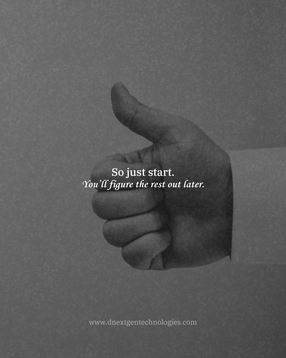 dnextgentech's tweet photo. "Success isn't about knowing everything from the start; it's about learning, experimenting, and growing as you go. Keep moving forward, one step at a time! 💪✨"
#MotivationalQuotes #StayInspired #KeepGoing  #SuccessMindset #NeverGiveUp #GrowthJourney #SelfImprovement https://t.co/7WkPqeVBVu