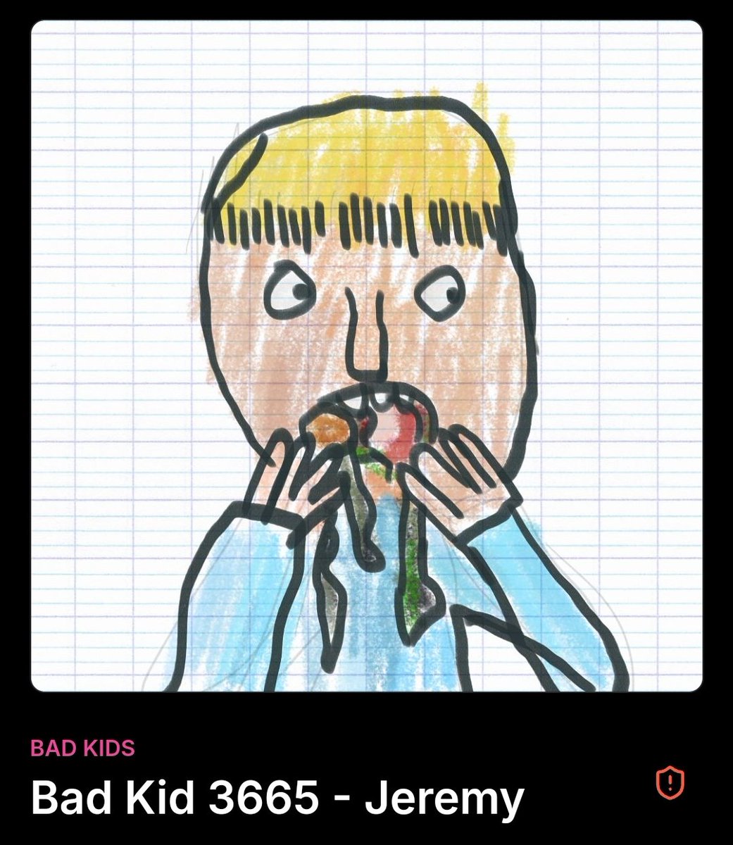 ShutenDoji20's tweet image. 👏

#badkidsart #badkids #bitkids #stargazezone