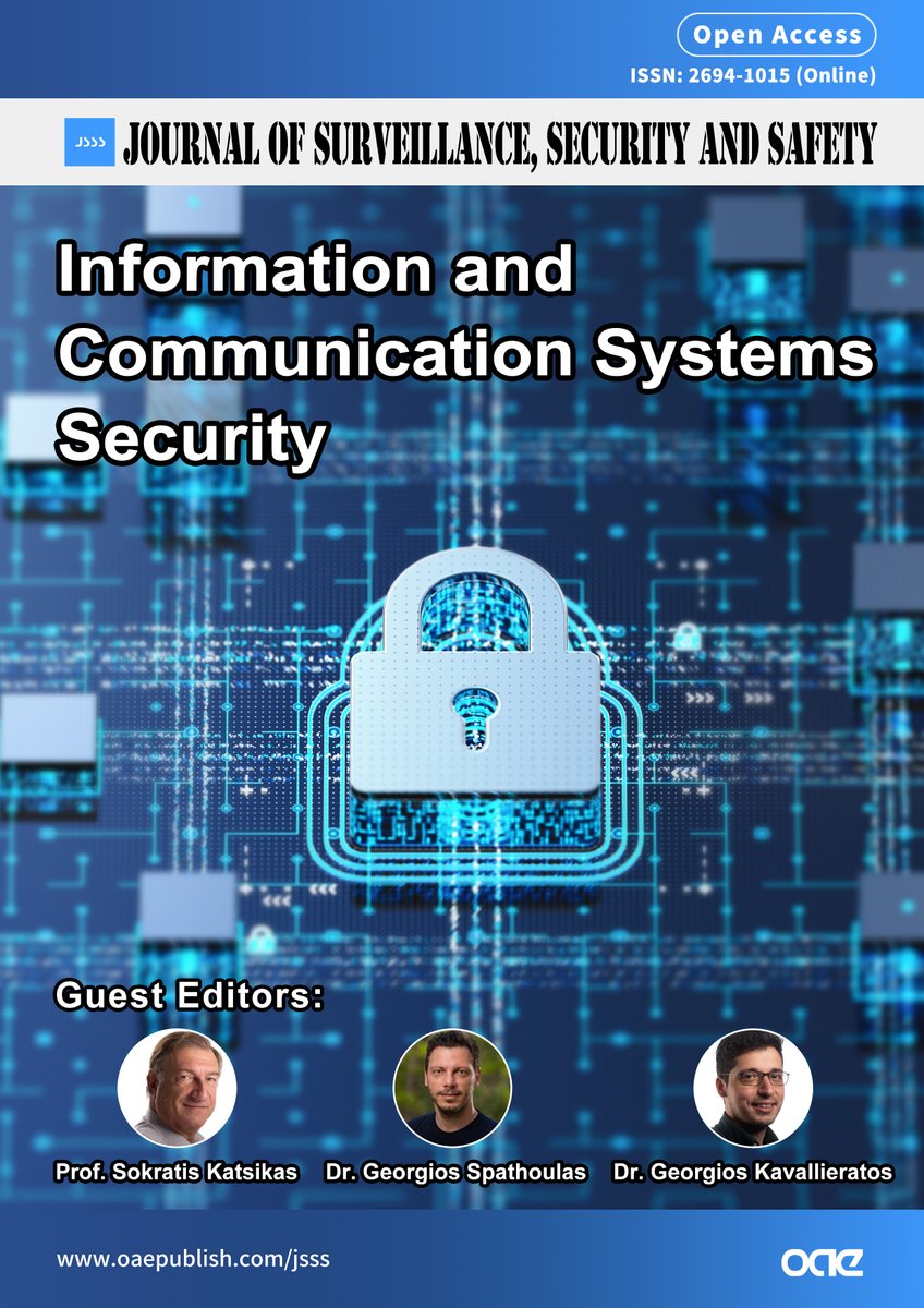 Journal of Surveillance, Security and Safety tweet media