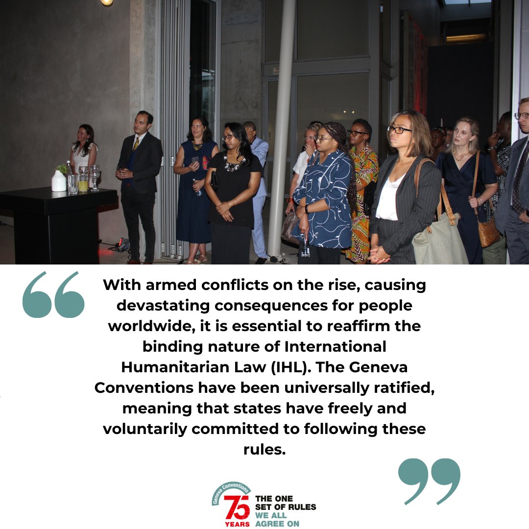 ICRC Southern Africa (@icrc_safrica) on Twitter photo Last week, we, alongside <a href="/Switzerland_SA/">Switzerland in South Africa</a> and other organizations gathered at the <a href="/UPTuks/">University of Pretoria</a> Javett Arts Centre for the "Dialogues of Humanity" photo exhibition, which showcases the impact of hostilities and challenges everyone to start a dialogue about atrocities against humanity. Last week, we, alongside <a href="/Switzerland_SA/">Switzerland in South Africa</a> and other organizations gathered at the <a href="/UPTuks/">University of Pretoria</a> Javett Arts Centre for the "Dialogues of Humanity" photo exhibition, which showcases the impact of hostilities and challenges everyone to start a dialogue about atrocities against humanity.