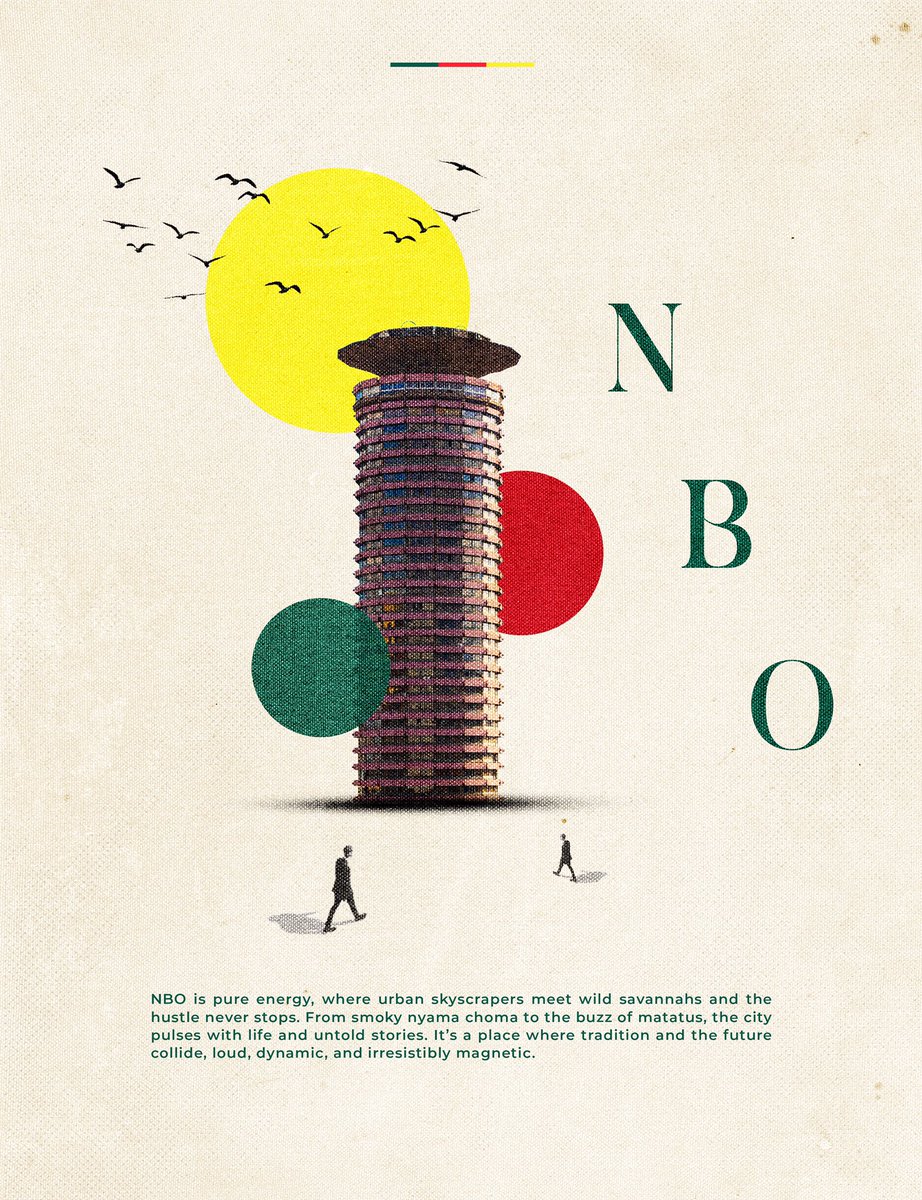 ptrvkkk's tweet image. Day 1/30

NBO – A city of energy, where urban meets wild, and the hustle never stops. Vibrant, dynamic, and full of untold stories. 

#30DaysOfDesign