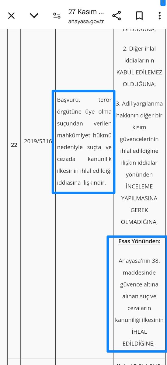 enginavci_lp's tweet photo. 27 Kasımda @AYMBASKANLIGI 
Kanunsuz Suç ve Ceza Olmaz Kuralına aykırı ceza verilmesi nedeniyle bir hak ihlali kararı daha verdi. 
Türkiyede son 9 yılda Adil Yargılanmanın olmadığını ve Anayasanın 38. Maddesine aykırı cezalar verildiğini yıllarca söylüyoruz. 
Kişiler hapis yatıyor, yatarını bitiriyor ve yıllar sonra haksızlık olmuş deniyor ve denecek. 
Şuan hapislerde benzer durumda olan binlerce insan var. 
Yargı yavaş işliyor bu yüzden çare 
#GenelAf @TBMMGenelKurulu 
@Turkiye_KHK @yilmaztunc