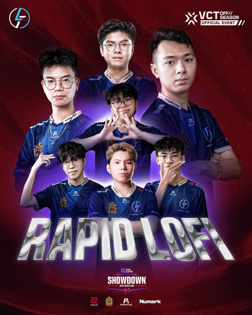 Rapid Lofi (@rapidlofi) on Twitter photo OFFICIAL LINEUP FOR ONE GAME SHOWDOWN IS HERE! ๐ฅ
We will be competing in the One Game Showdown tonight!
Please cheer us on as we go against <a href="/bigetronesports/">Bigetron by Vitality</a> at 10:30pm SGT!
#RapidLofi #RLF #Zowie #ZENEsportsArena #Numark #ProAths OFFICIAL LINEUP FOR ONE GAME SHOWDOWN IS HERE! ๐ฅ
We will be competing in the One Game Showdown tonight!
Please cheer us on as we go against <a href="/bigetronesports/">Bigetron by Vitality</a> at 10:30pm SGT!
#RapidLofi #RLF #Zowie #ZENEsportsArena #Numark #ProAths