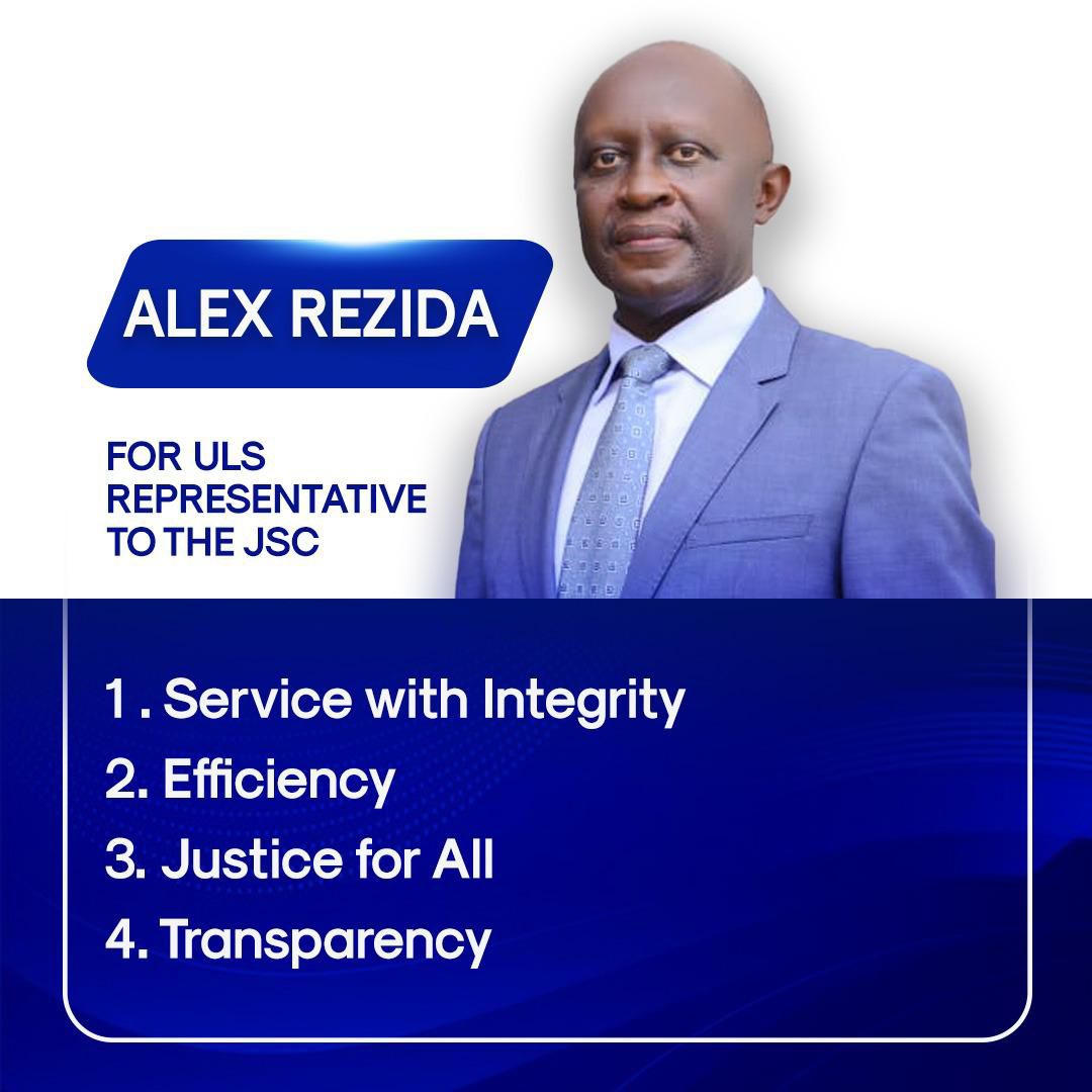 Ingurum Prima 💞💞. (@kakyarap) on Twitter photo Mr Alex Rezida is ready to serve the <a href="/ug_lawsociety/">Uganda Law Society</a> with integrity, efficiency and determined for the position of ULS Representative to the Judicial Service Commission.
He seeks your trust to ensure the independent participation of the ULS on the JSC.
#ULSJSC
#VoteAlexRezida Mr Alex Rezida is ready to serve the <a href="/ug_lawsociety/">Uganda Law Society</a> with integrity, efficiency and determined for the position of ULS Representative to the Judicial Service Commission.
He seeks your trust to ensure the independent participation of the ULS on the JSC.
#ULSJSC
#VoteAlexRezida