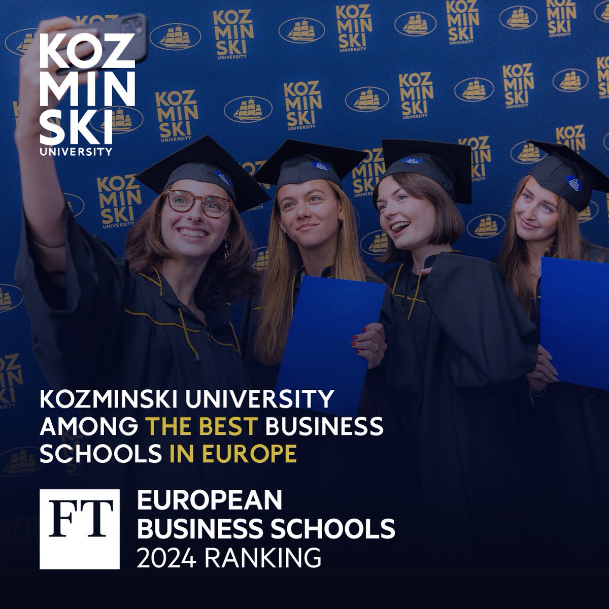 Kozminski University (@kozminskiuni) on Twitter photo 🎉 Kozminski University ranks among the top #BusinessSchools in Europe! 🌍 We hold the 38th spot in the <a href="/FT/">Financial Times</a> ranking.
#Education #BusinessRanking
<a href="/MNiSW_GOV__PL/">Ministerstwo Nauki i Szkolnictwa Wyższego</a>
<a href="/wieczorekdarek/">Dariusz Wieczorek</a>
<a href="/MEN_GOVPL/">Ministerstwo Edukacji Narodowej</a>
<a href="/m_gdula/">Maciej Gdula</a>
<a href="/PerspektywyPL/">Perspektywy</a>
<a href="/naukawpolsce/">Nauka w Polsce</a>
<a href="/ForumAkad/">Forum Akademickie</a>
<a href="/KRASP_pl/">KRASP</a> 🎉 Kozminski University ranks among the top #BusinessSchools in Europe! 🌍 We hold the 38th spot in the <a href="/FT/">Financial Times</a> ranking.
#Education #BusinessRanking
<a href="/MNiSW_GOV__PL/">Ministerstwo Nauki i Szkolnictwa Wyższego</a>
<a href="/wieczorekdarek/">Dariusz Wieczorek</a>
<a href="/MEN_GOVPL/">Ministerstwo Edukacji Narodowej</a>
<a href="/m_gdula/">Maciej Gdula</a>
<a href="/PerspektywyPL/">Perspektywy</a>
<a href="/naukawpolsce/">Nauka w Polsce</a>
<a href="/ForumAkad/">Forum Akademickie</a>
<a href="/KRASP_pl/">KRASP</a>