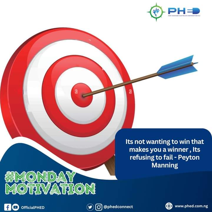 PHEDconnect's tweet image. "It's not wanting to win that makes you a winner, its refusing to fail" - Peyton Manning

#MondayMotivation   
#RefusetoFail  
#PHEDCares