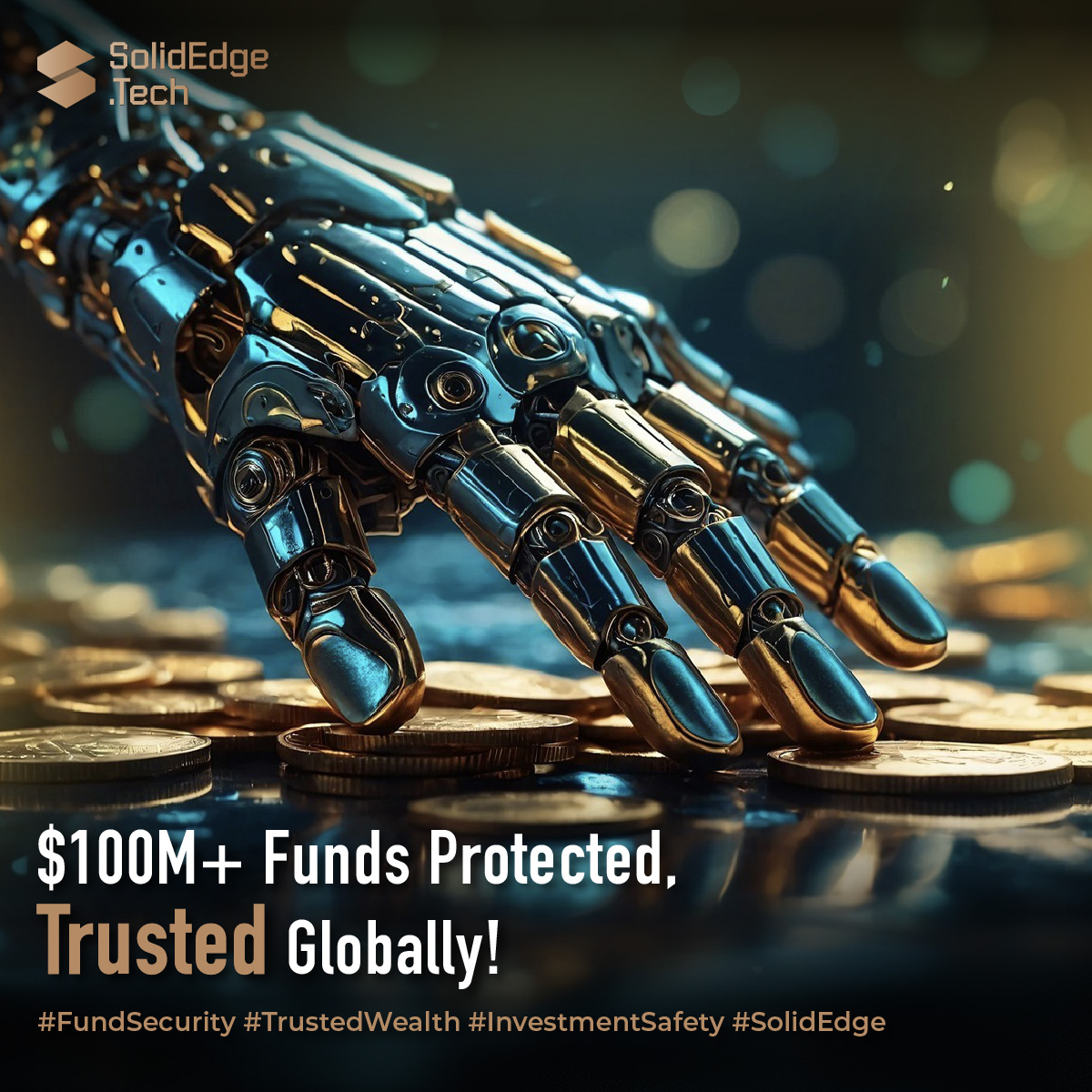 solidedge_tech's tweet image. 🛡️SolidEdge safeguards over $100M in client assets every year. Join the investors who trust us to protect their wealth.

#FundSecurity #TrustedWealth #InvestmentSafety #SolidEdge