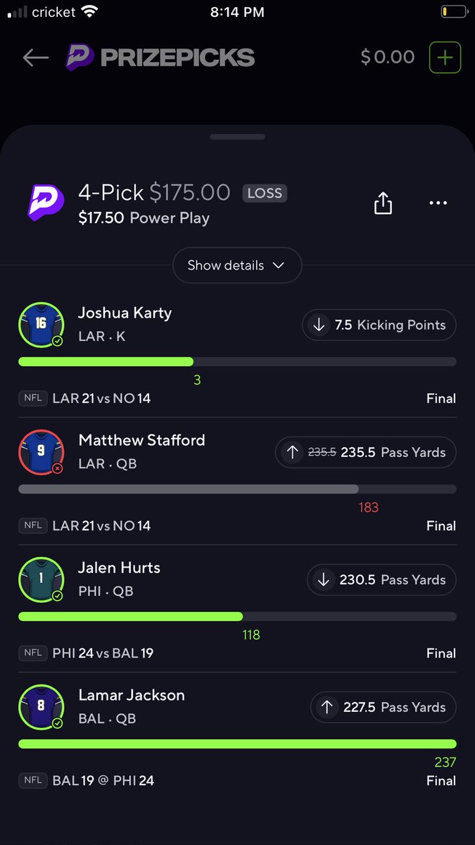 CozyStuffy's tweet photo. @PrizePicks Soo wanna um explain this https://t.co/m8VQFjjJkg