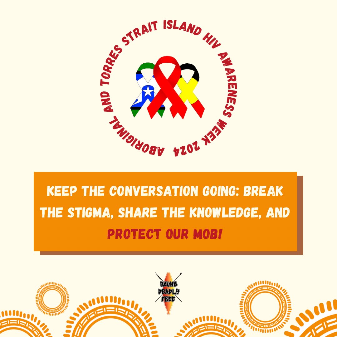 Aboriginal and Torres Strait Islander HIV Awareness Week (Dec 2-8, 2024) raises awareness about HIV in our communities. Now in its 11th year, ATSIHAW promotes education, reduces stigma, and encourages safe practices.

Want to learn more? Check our HIV education kit —link in bio.