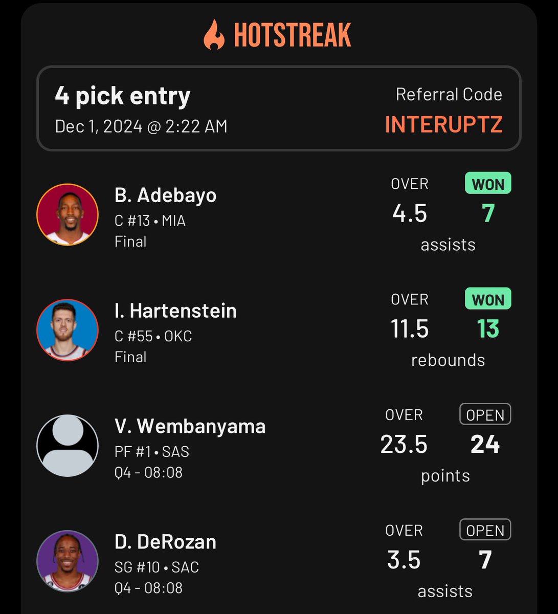 NBA PROP LIST 11/30 ⭐️ 

BANG! ✅
#bettingx #sportsgamblingx #GamblingTw #wnba        #bettingdfs #bettingsports #wnbatipoff #NBA #PrizePicks