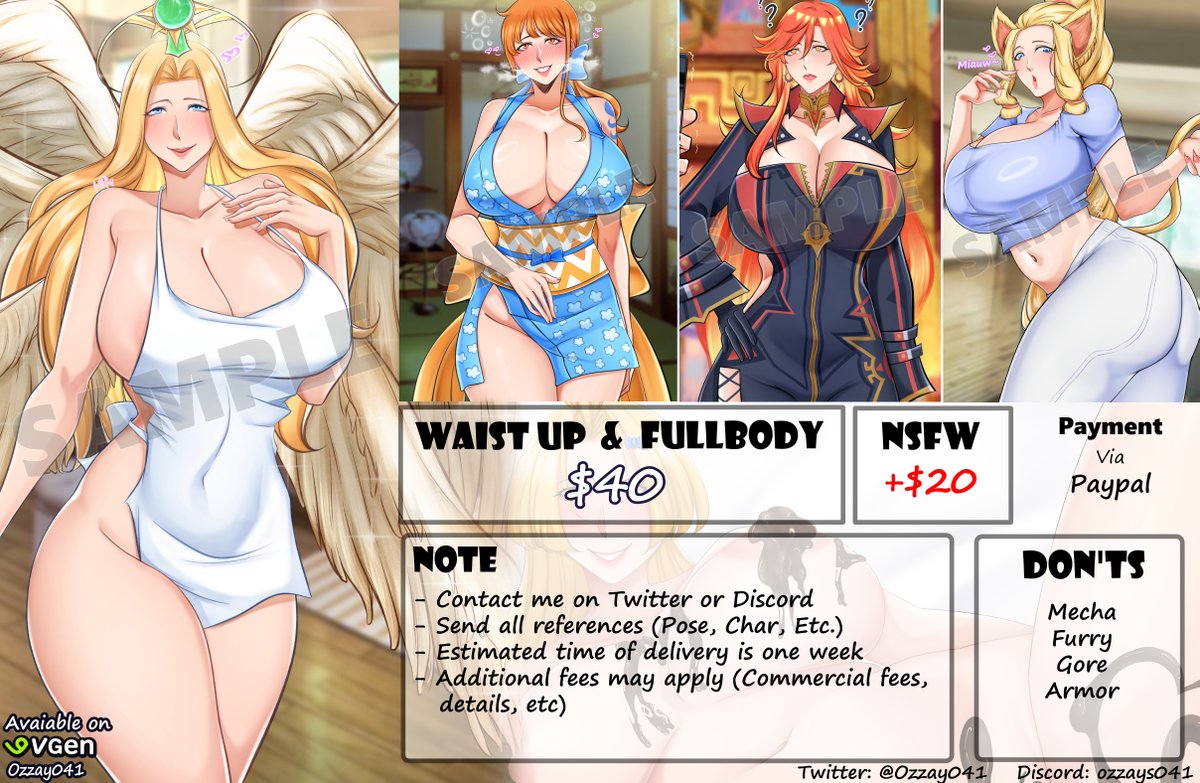 Ozzay041's tweet photo. 😞URGENT COMMISSIONS😞 Slot(0/3)
I really need money 😞🙏 
Just $100, I need to pay for something, the deadline is the 11th of this month 😞

More info on Vgen (Link in Bio) 

Thankyou💕
#commissionsopen #commissionopen #CommissionedArt #VGenComms #VGenComm https://t.co/BVXXJnHzf7