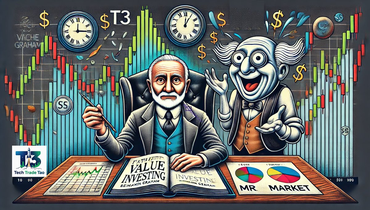 TechTradeTao's tweet image. How &apos;Poor Charlie&apos;s Almanack&apos; Inspired Me: Key Takeaways 🧵

I thoroughly enjoyed reading the book and taking time to reflect on its profound insights.

1️⃣Mr. Market as a manic-depressive

One point that resonates with me the most is Charlie’s expansion on Benjamin Graham&apos;s view…