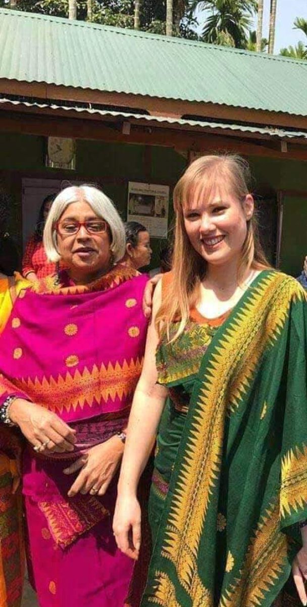 DaithunDaimary's tweet photo. Foreigner girls are wearing our Bodo Traditional Dokhona.
Our bodo culture 
Our pride 
Jwi Boro Harini
Jwi aini Bodoland 
Sir 🙏🙏🙏🙏🙏🙏🙏🙏🙏🙏please do something in Bodoland. 
@narendramodi https://t.co/6uQ2T4qJ0U