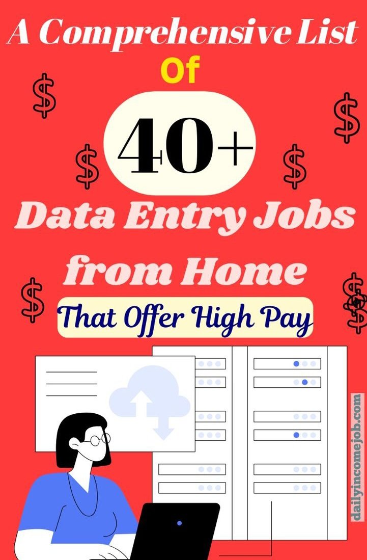 40 Websites that'll pay you $45000/month for data entry jobs:

I have prepared a list of 46 Websites that'll pay you  for data entry jobs With Just a Smartphone or Laptop and Internet.

For absolutely FREE:

To get it:  

1. Follow Me 
2. Like and Retweet
3. Reply with "Data”