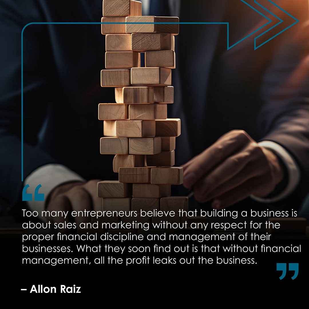 allonraiz's tweet photo. Too many entrepreneurs believe that building a business is about sales and marketing without any respect for the proper financial discipline and management of their businesses. What they soon find out is that without financial management, all the profit leaks out the business. https://t.co/FfNSrofMNU