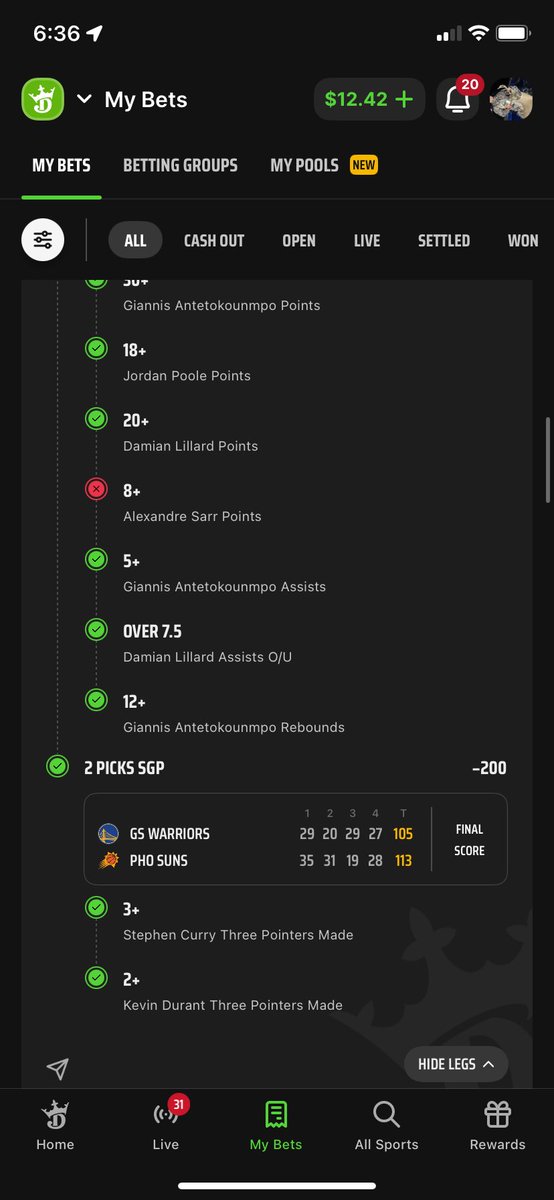caseycsmith11's tweet photo. @pikkitsports Sarr ended with 7! 😫 https://t.co/pfOPoM1w5M