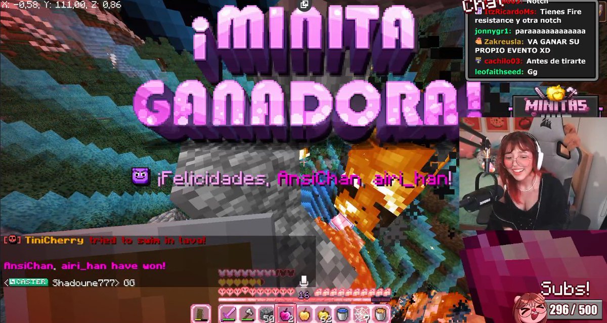 GRACIAS A TODAS POR PARTICIPAR EN EL UHC MINITAS!!! ✨

Una disculpa con los inconvenientes que hubieron durante las partidas :c
Igualmente espero que se hayan divertido durante el gameplay, las tqm 💖

Gracias también a los casters <a href="/Shadoune666/">Shadoune666</a>  <a href="/coldifiedd/">Coldi</a> y <a href="/iflexvega/">FlexVega</a> 
Muchas