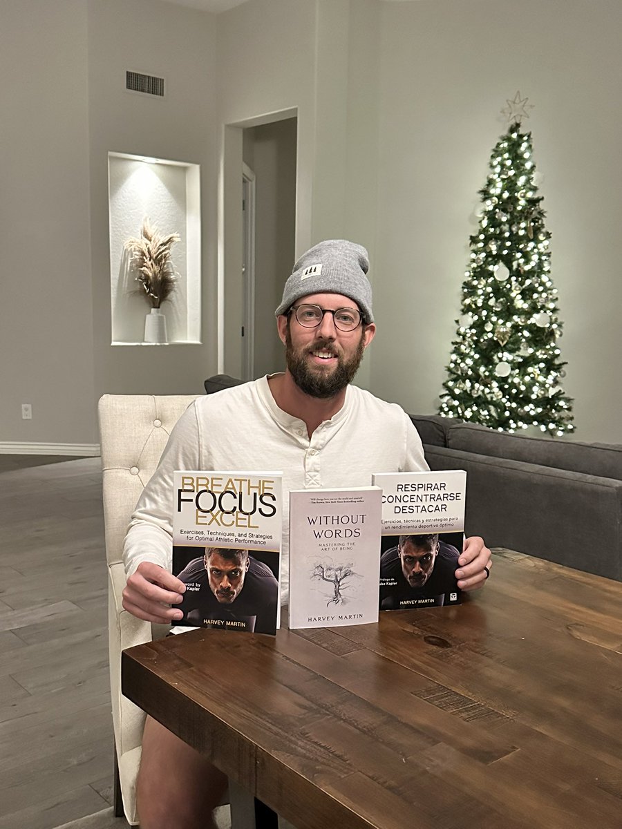 Harvey Martin (@harveyjmartin) on Twitter photo I’ll be planning my 2025 book tour this month. Send me a message if you want to put something together.
Breathe, Focus, Excel - Published in 2023 by <a href="/Human_Kinetics/">Human Kinetics</a>
Without Words - Published in 2024 by <a href="/koehlerbooks/">Koehler Books</a> I’ll be planning my 2025 book tour this month. Send me a message if you want to put something together.
Breathe, Focus, Excel - Published in 2023 by <a href="/Human_Kinetics/">Human Kinetics</a>
Without Words - Published in 2024 by <a href="/koehlerbooks/">Koehler Books</a>