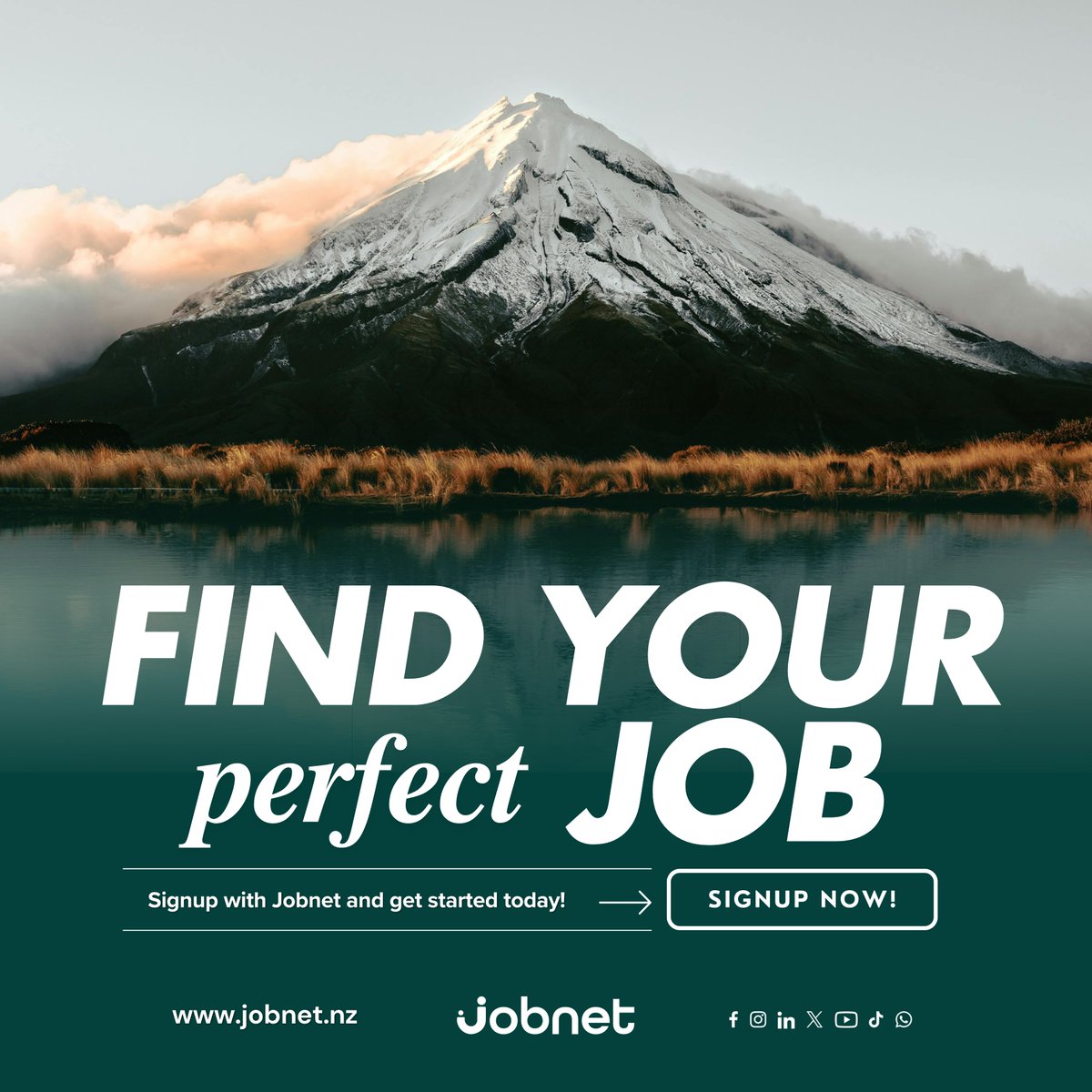 JobNetNZ's tweet photo. Find your perfect JOB! 🇳🇿
Signup with JobNet and get started today!

🔗 Create your profile now at https://t.co/B3xrP2jgcF and connect with top employers across New Zealand. The best part? It’s totally FREE!

•JobNet is NOT a Recruitment Agency.
•JobNet is NOT a Job Ad Platform https://t.co/WTZ4OjctFv