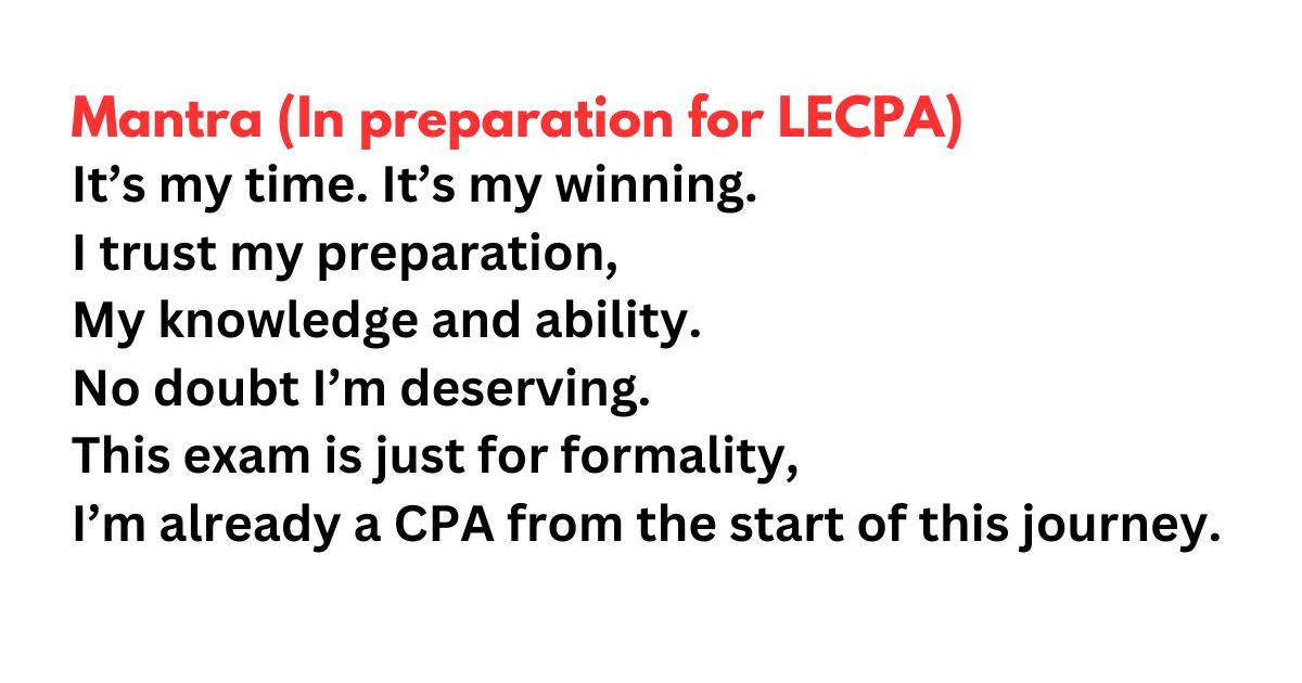 CPA_Riya's tweet image. 4 days left before LECPA.
 Malapit na tayong maging CPA😭
✅ Magpapaskong CPA,
Kakain ng salad na CPA🫶♥️