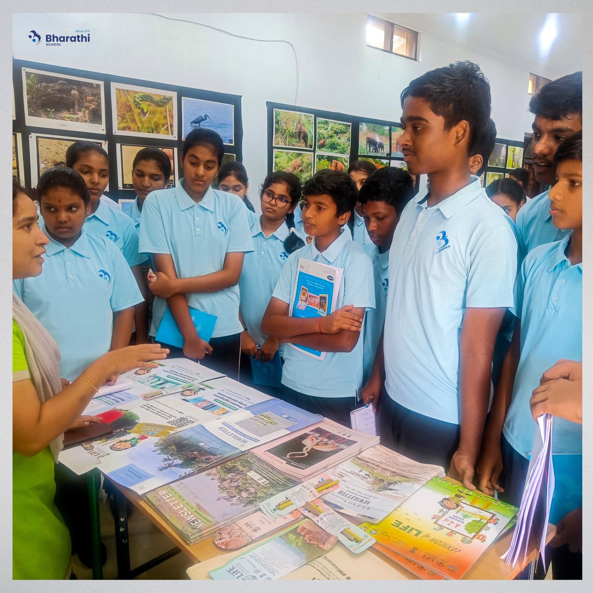bharathi_icse's tweet image. Bharathi's Mass Media &amp;amp; Communication students visited the 'Wildlife Photography Exhibition' at Gass Forest Museum. The young shutterbugs appreciated the aesthetics of nature captured at the perfect moment.

#bharathischool #icseschool #gassforestmuseum #photogrphyexhibition