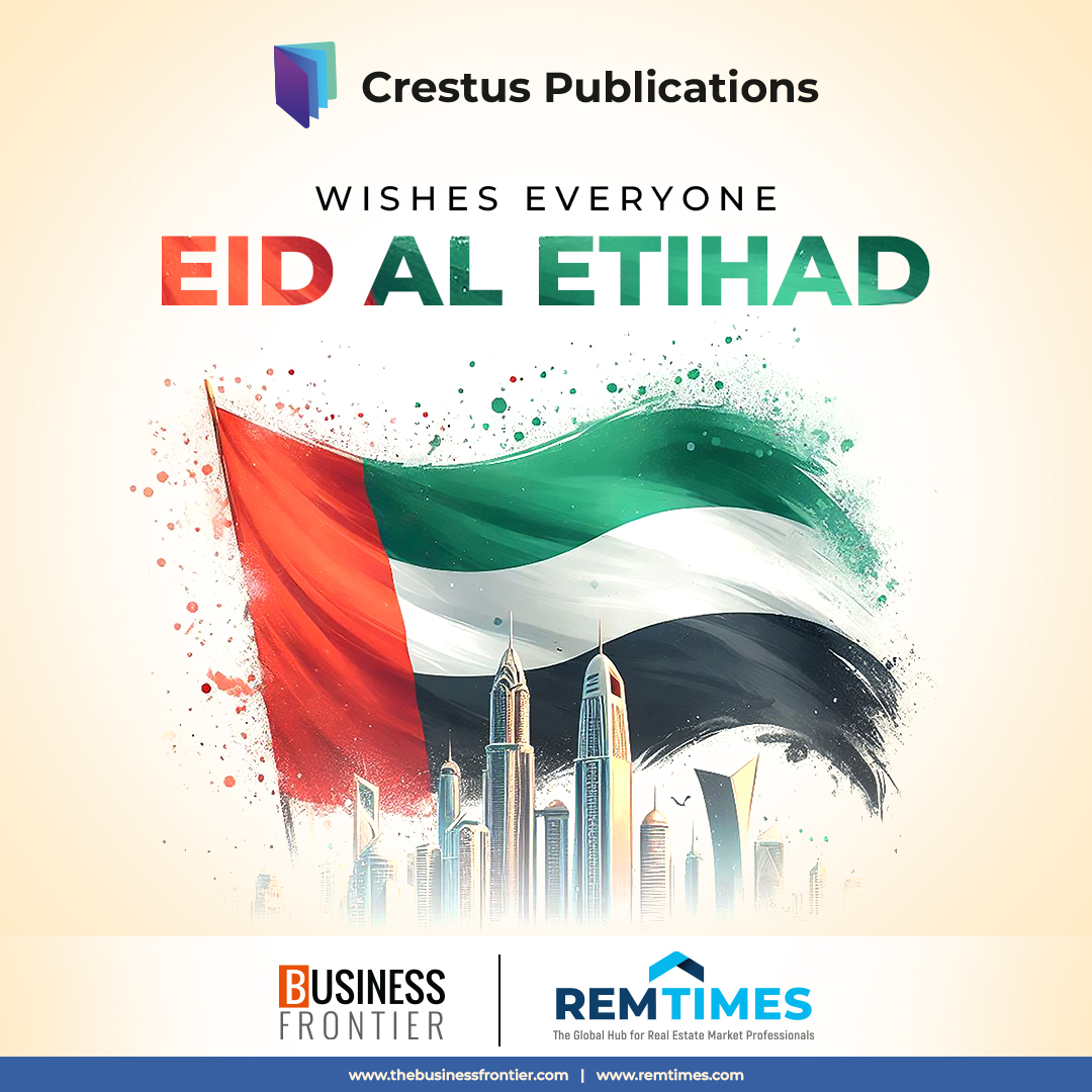 As the UAE celebrates its 53rd National Day, we at #BusinessFrontier and #REMTIMES honour the nation's remarkable journey of unity, progress, and innovation. Here's to a future filled with even greater achievements and prosperity!
Happy #UAENationalDay!