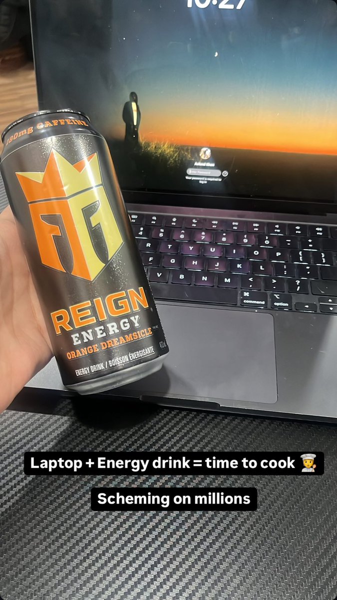 Give me this combo &amp; watch me cook,

“But Asfand energy drinks are bad for you”

I just make a shit ton of money,

I never said i was a health doctor😂