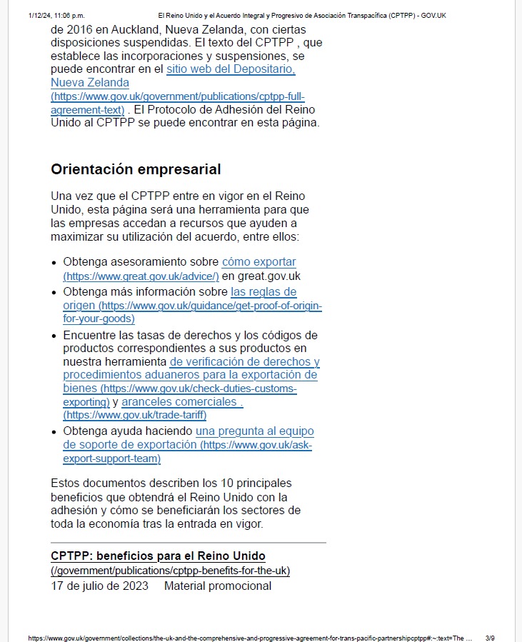LeonoraTrade's tweet photo. El Reino Unido y #CPTPP #TIPAT
Canadá y México aún no han ratificado la adhesión del Reino Unido al CPTPP, las empresas del Reino Unido no podrán comerciar bajo el CPTPP con estas Partes hasta que lo hagan.
https://t.co/mIBta0RvCN
Last updated29 November 2024 https://t.co/iVZEixmtqr