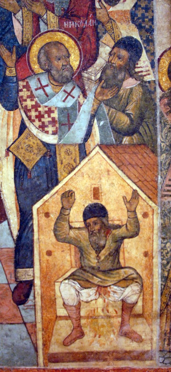 bishopchandler's tweet image. You better watch out,
You better not cry,
Better not deny that one Lord Jesus Christ, the only-begotten Son of God, is of One Substance with the Father,
I'm telling you why:
Saint Nicholas is comin' to town.