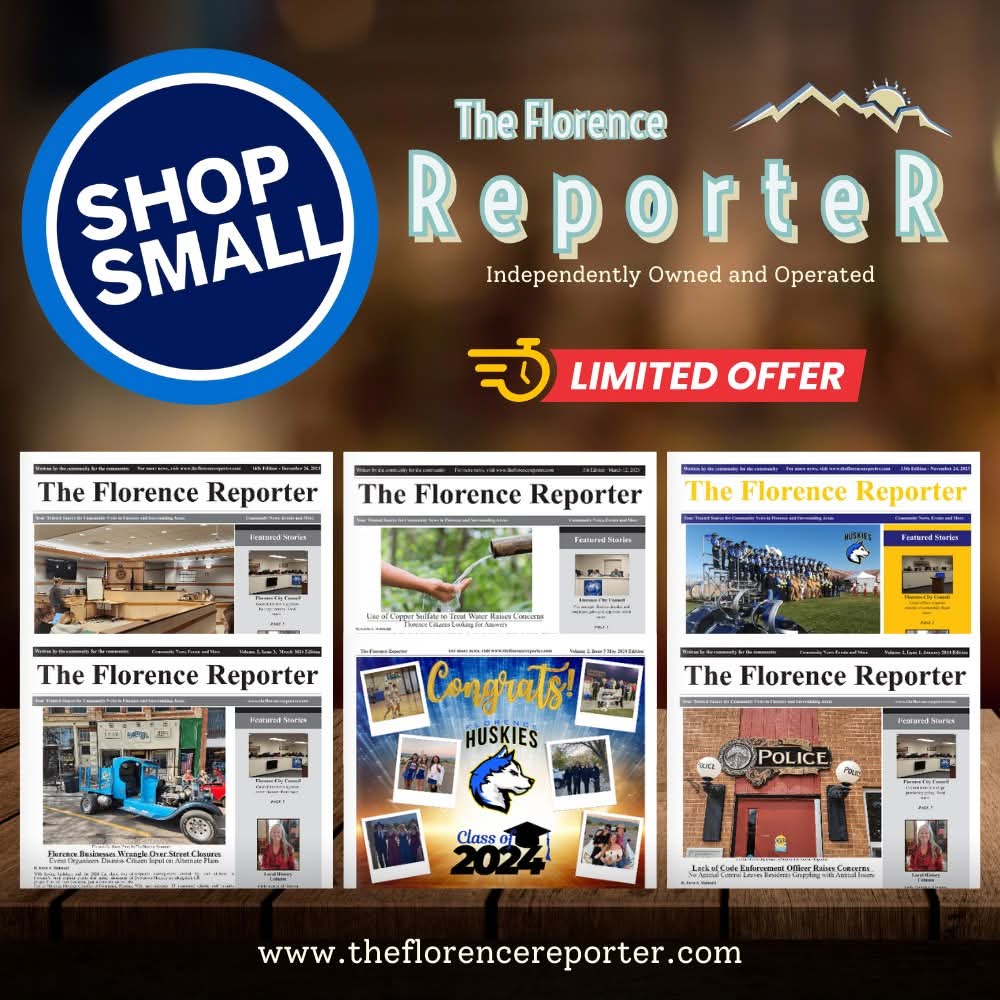 Independently owned and operated. Subscribe today to support our publication.

theflorencereporter.com/subscribe