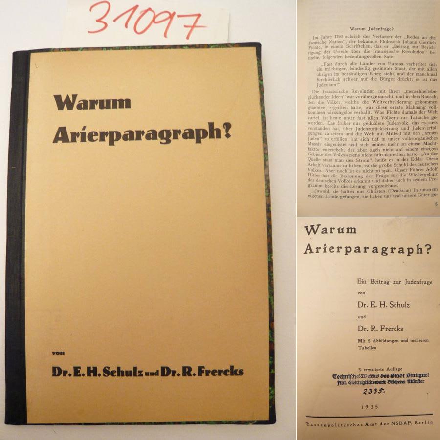 National Socialism did *NOT* accept Christian conversion within antisemitic policy. 

The “Aryan Law” was a piece of legislation the NSDAP implemented early in Hitler’s rule to drive Jews out of the professions. This 54-page pamphlet summarizes the law and argues for its