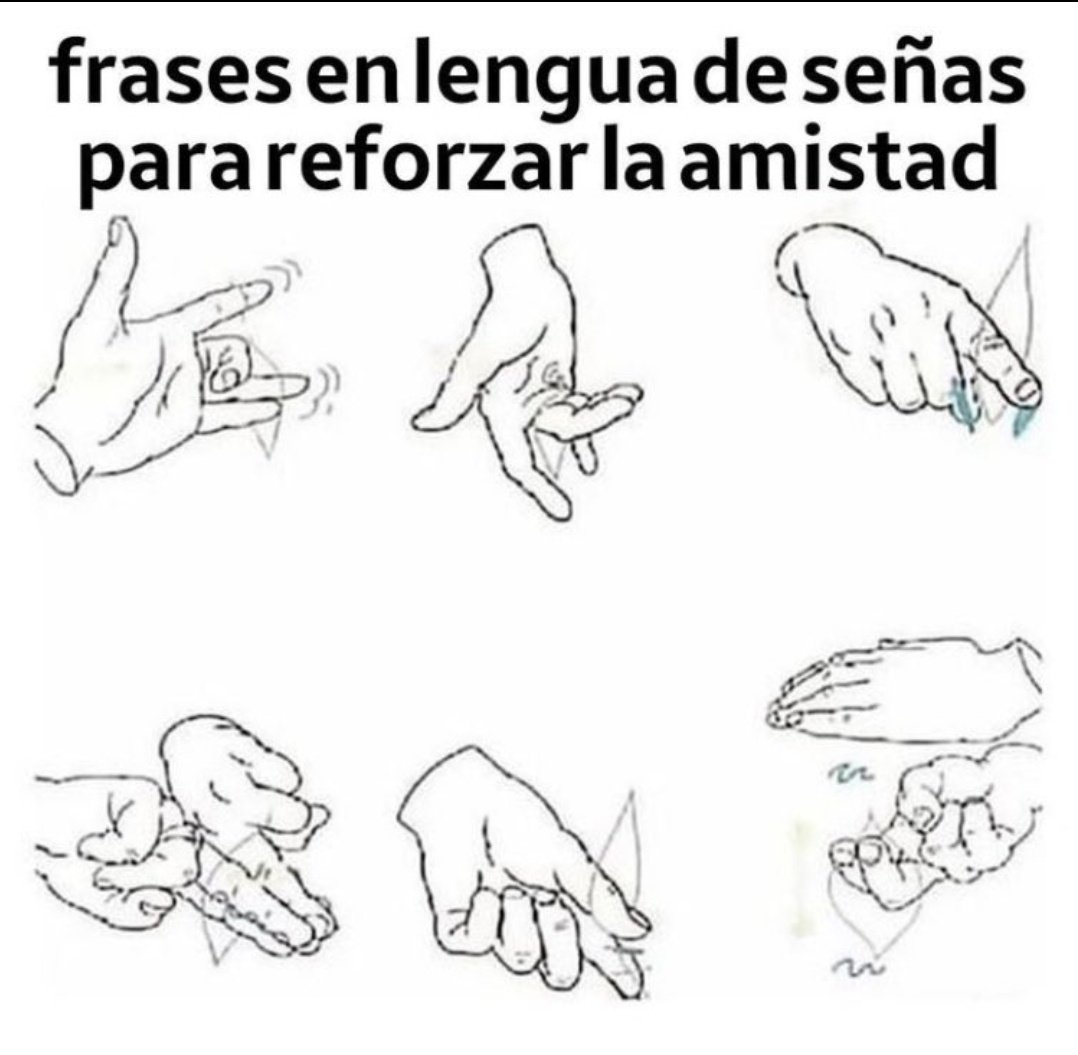 Hay que reforzar la amistad...