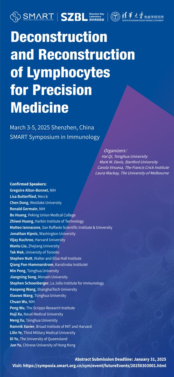 CChu_89's tweet image. Check out our incredible lineup of confirmed speakers, and don’t miss the chance to submit your abstracts for a limited number of short talks and poster awards!!