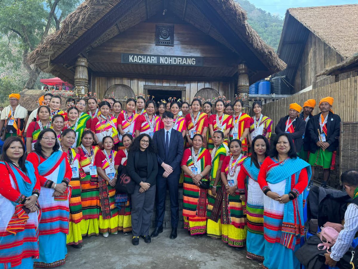 IrlEmbIndia's tweet photo. Huge thanks to the Gov. of Nagaland, Hon'ble CM @Neiphiu_Rio &amp; Minister @AlongImna for the invite to the Silver Jubilee Edition of @HornbillFest .

A pleasure to also meet @anilkantony !

@tourismdeptgon, such a warm welcome &amp;  beautiful display of your culture. See you in 2025😉 https://t.co/dT8MRu6IeZ