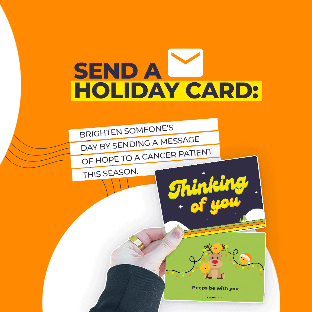 bpresentorg's tweet photo. Today is #GivingTuesday!✌️ 

Please consider a gift of $2, $22, or $222 to help us send holiday cards to cancer patients, expand the reach of our Supporter Roadmap, &amp; fund our Support Starter Kits.

Donate at 2 PM (local time) to double your donation ➡️ https://t.co/i36qEjViWV https://t.co/s8HbokxPGf