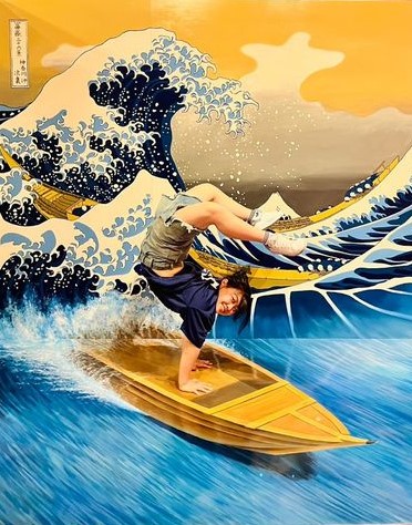 入替前最終日曜】引き続きフォトコン短評です。優秀賞：目を疑うオンリーワンの1点。スゴすぎて誰もマネしようとしてもできないと思います。独自性の高すぎる1点。#長瀞トリックアート有隣倶楽部 #本日営業 #フォトコン2024 #短評